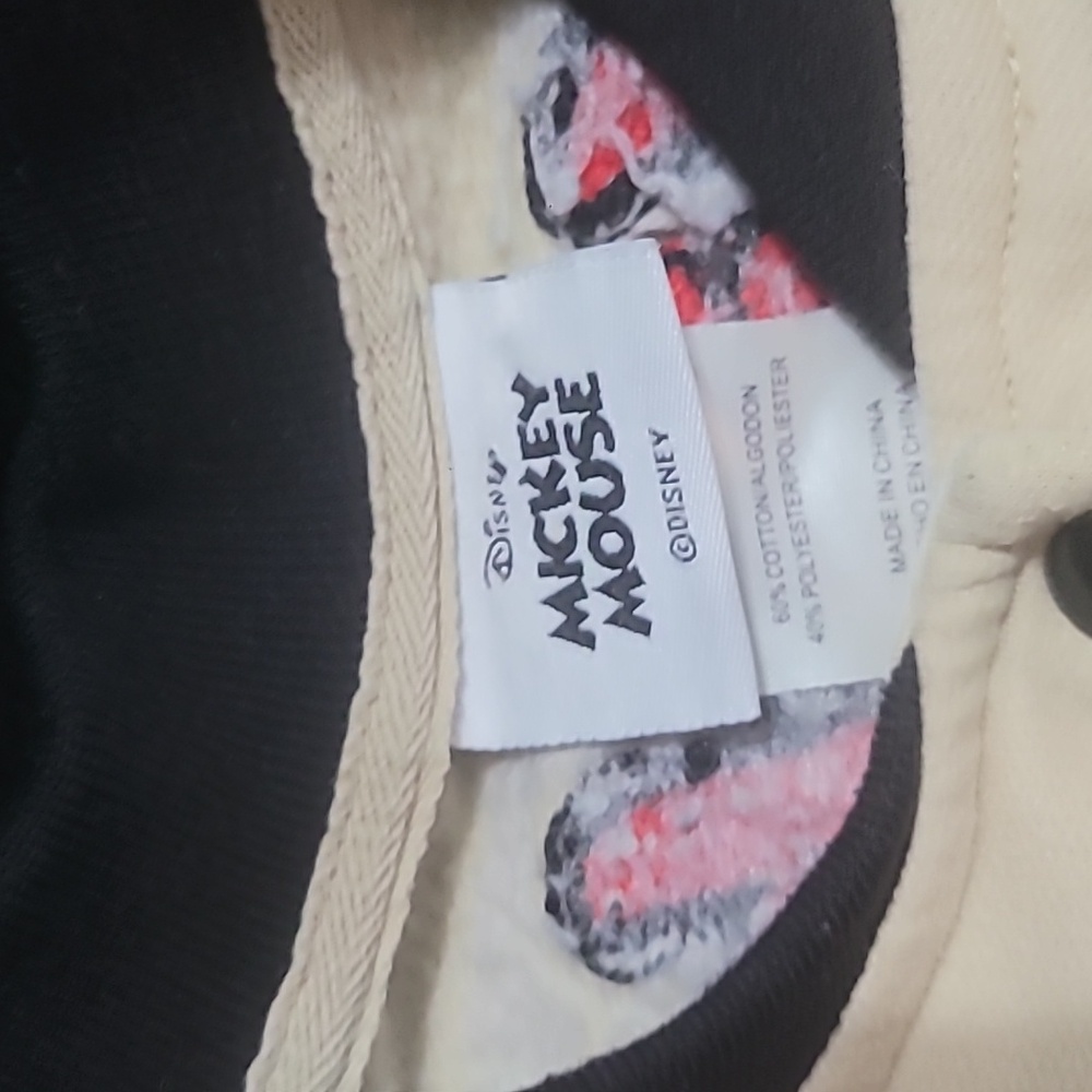 Disney Mickey Mouse Bomber Varsity Fleece Lined Jacket Boys Size 6/7 - Picture 3 of 7